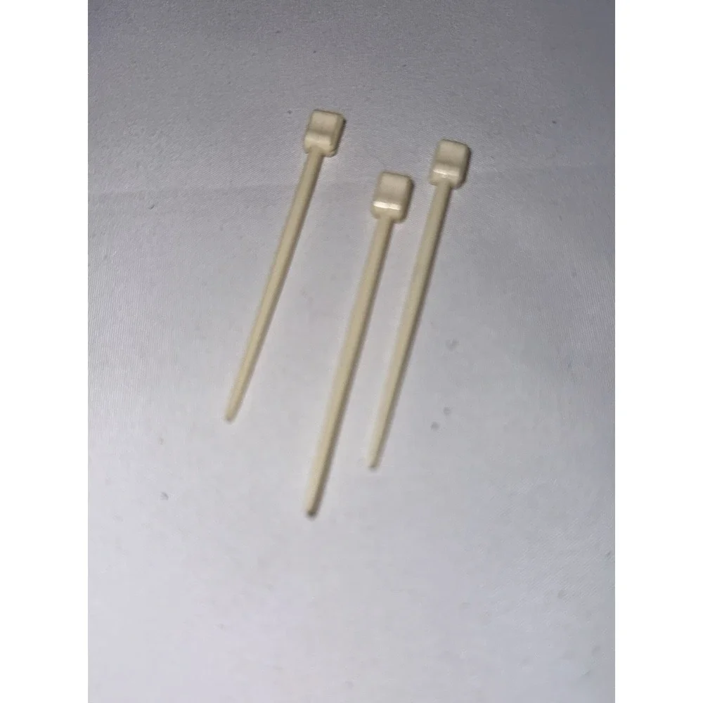 Hair Pins for Curlers Rollers Picks Plastic Mixed Lot White Pink Cream 50 +